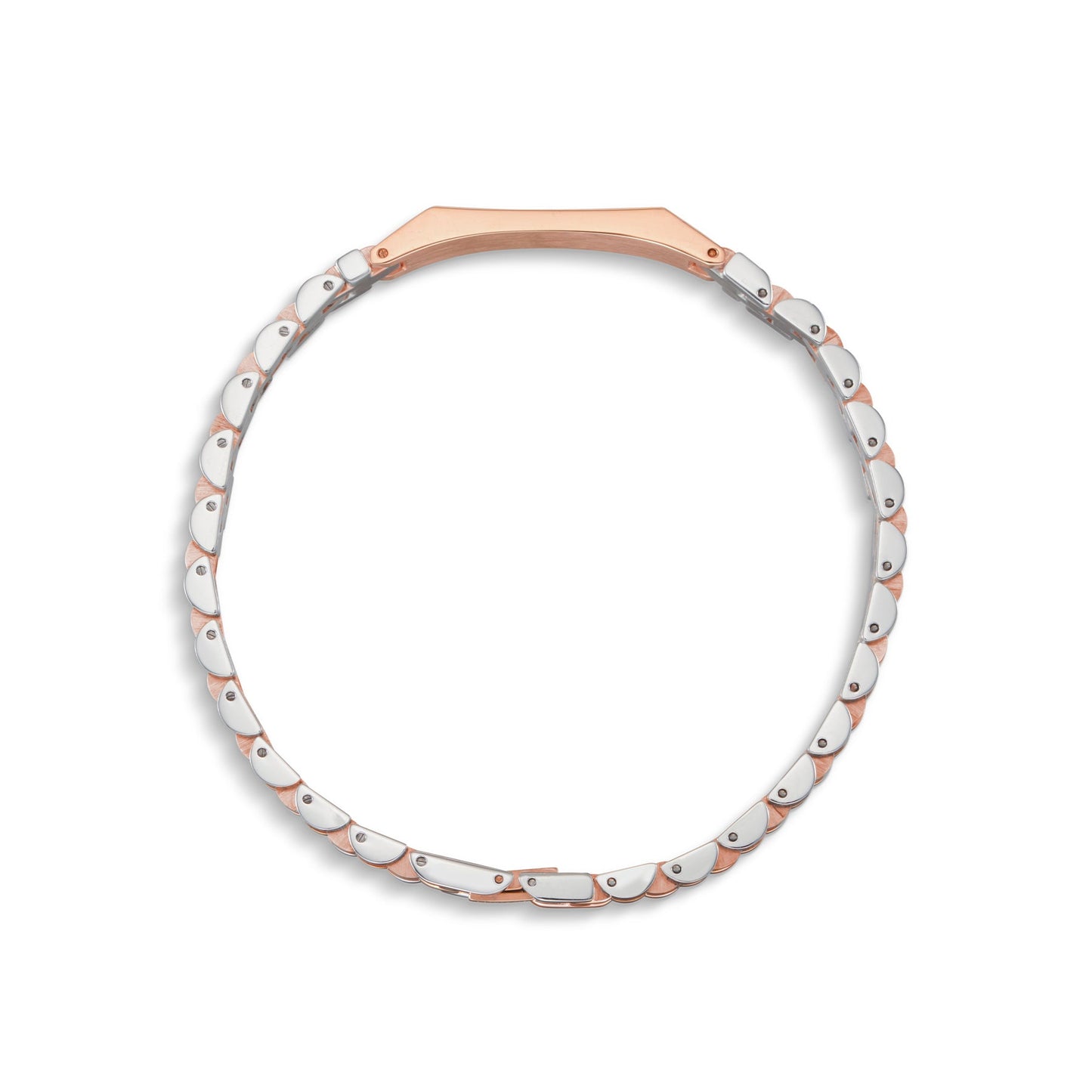Romeo e Giulietta - President Bracelet / Silver & Rose Gold.