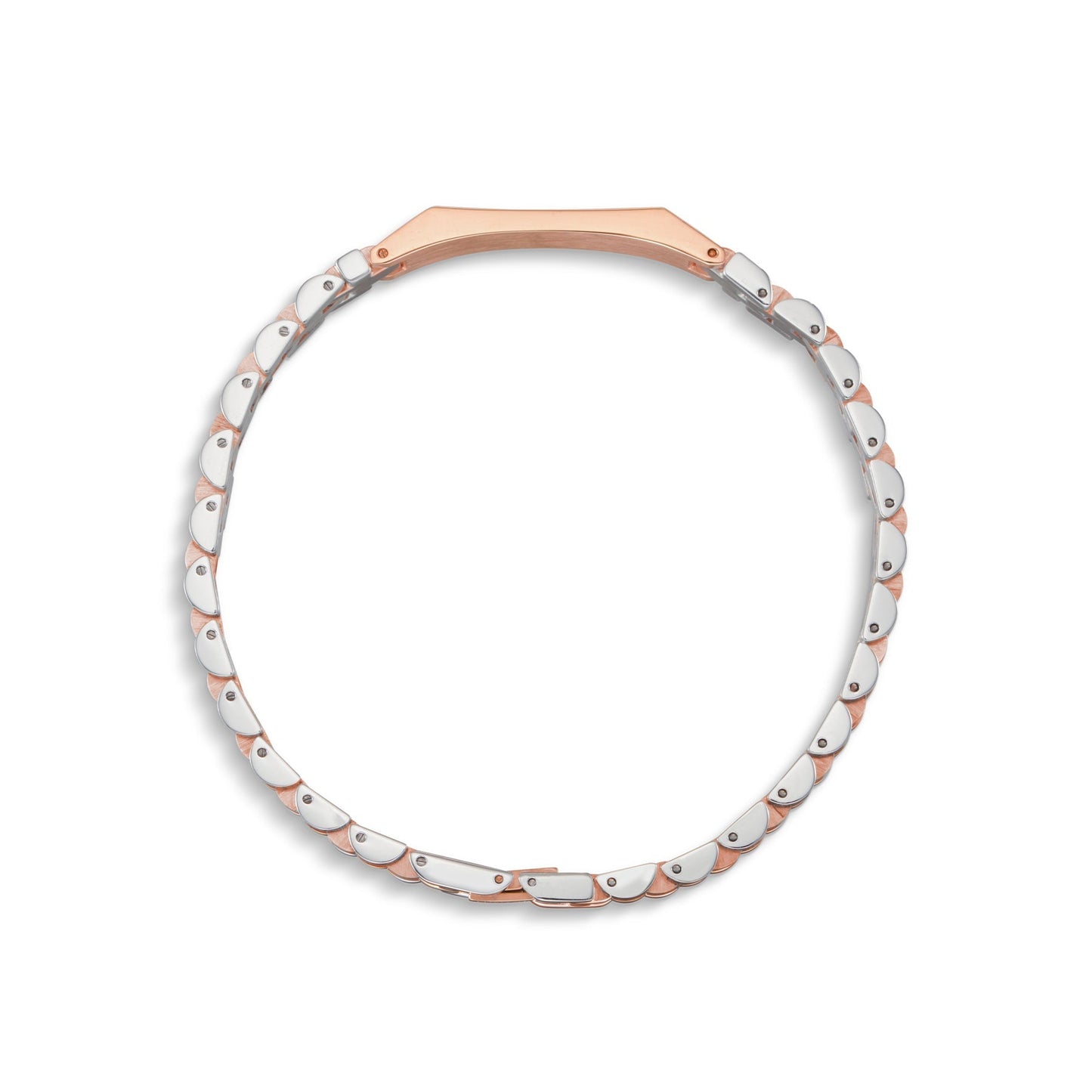 Romeo e Giulietta - President Bracelet / Silver & Rose Gold