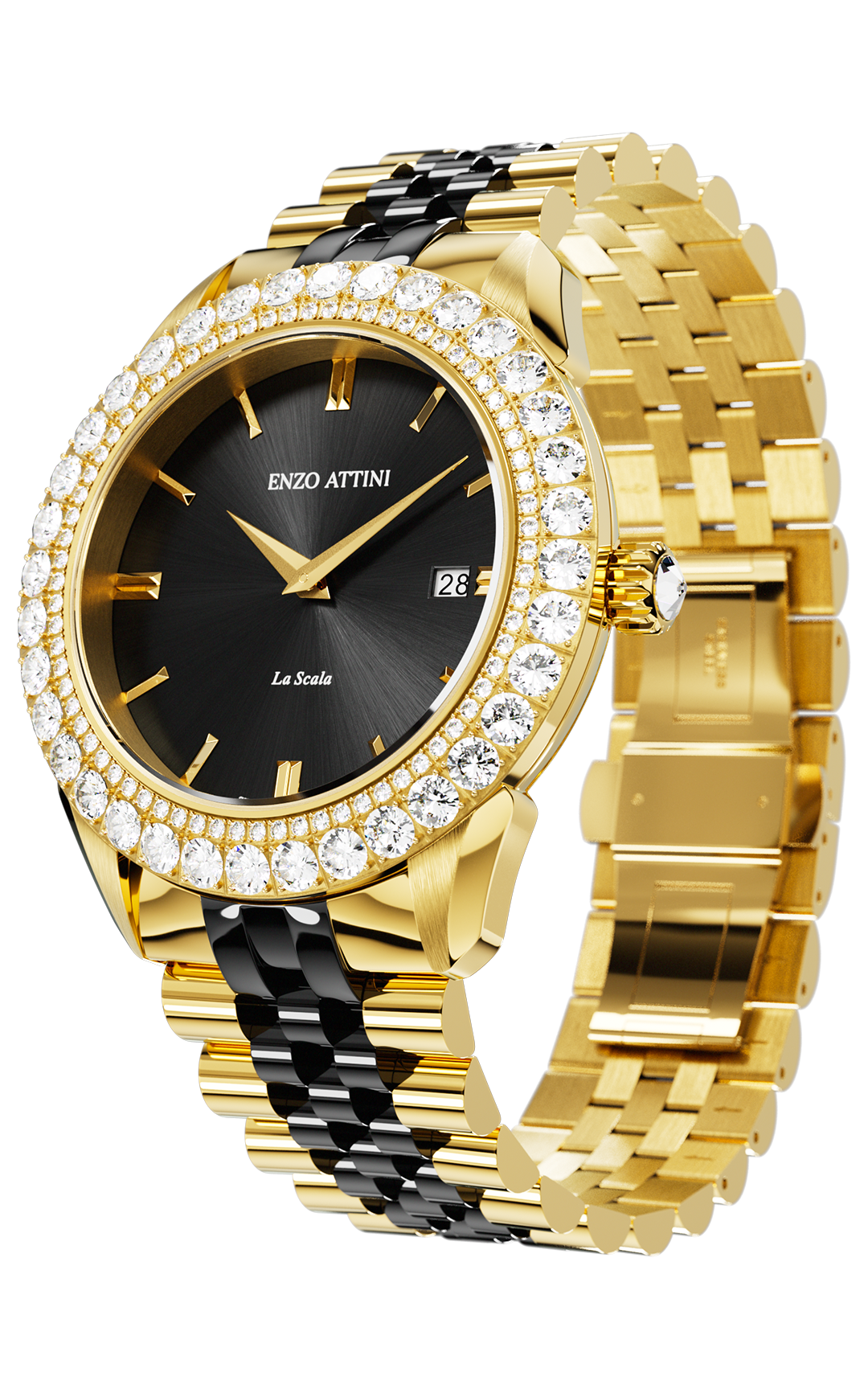 NEW La Scala - President Bracelet / Swiss Movement.