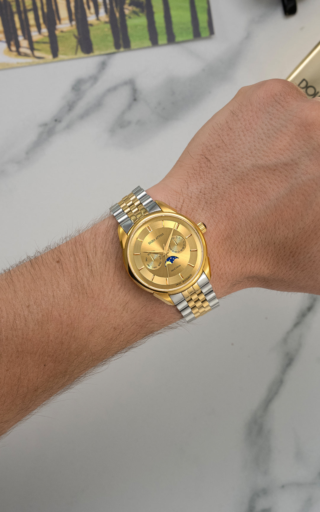 New Val d'Orcia - President Bracelet / Swiss Movement