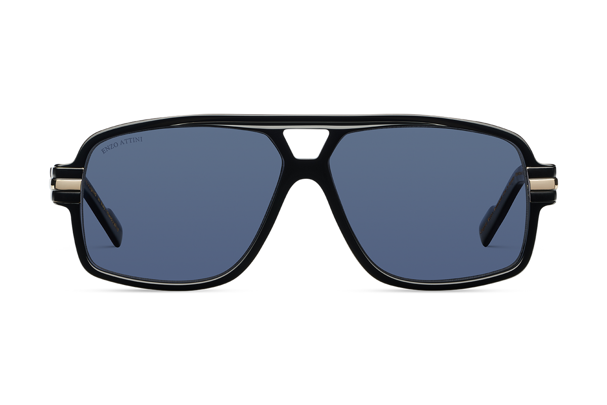 NEW Piazza del Plebiscito / Black & Gold Color + Dark Black Lens.