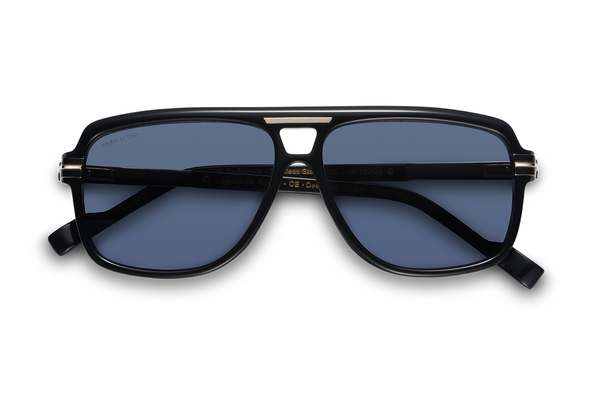 Piazza dei Signori / Black & Gold Color + Dark Black Lens.