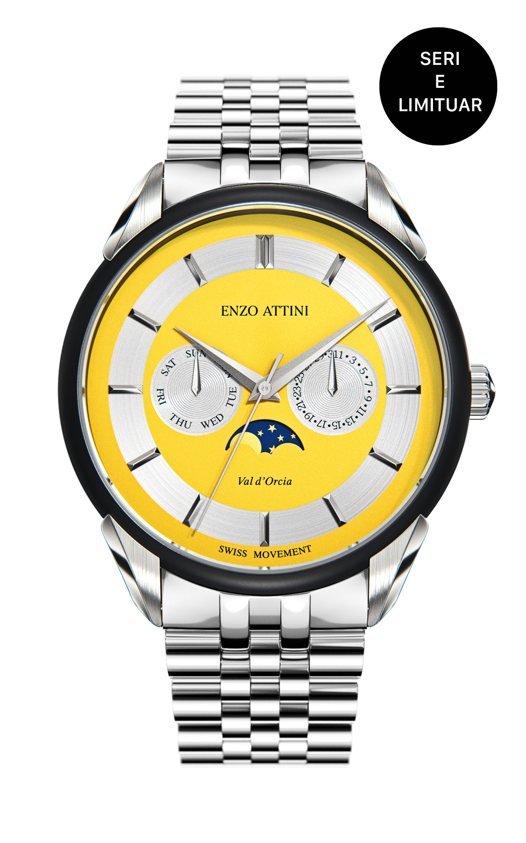 Val d'Orcia Automatic- President Bracelet  / Swiss Movement