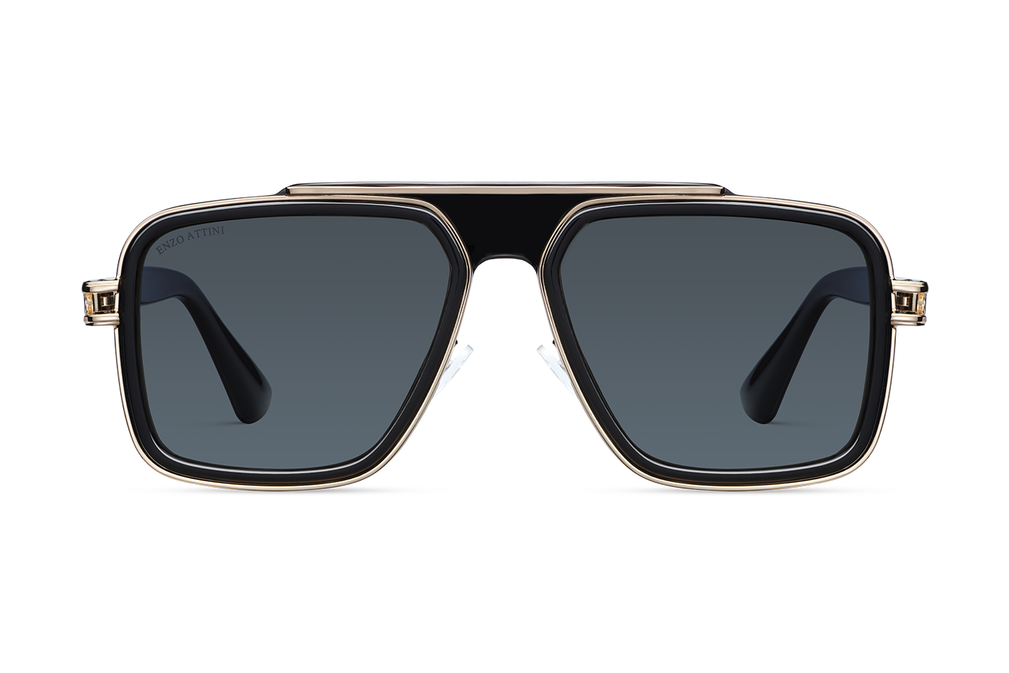 Castel del Monte / Black & Gold Color + Dark Black Gradient Lens