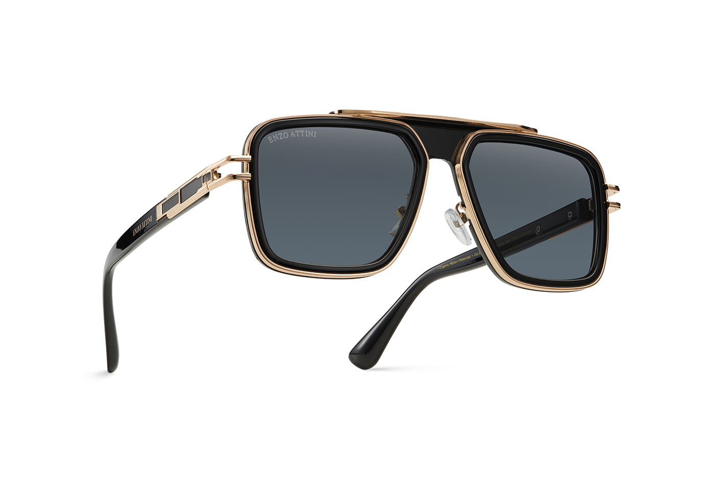 Castel del Monte / Black & Gold Color + Dark Black Gradient Lens.