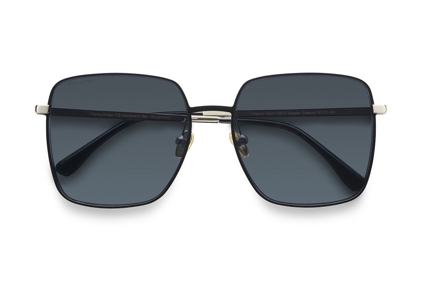 Charles Bridge / Black & Gold Color + Dark Black Lens
