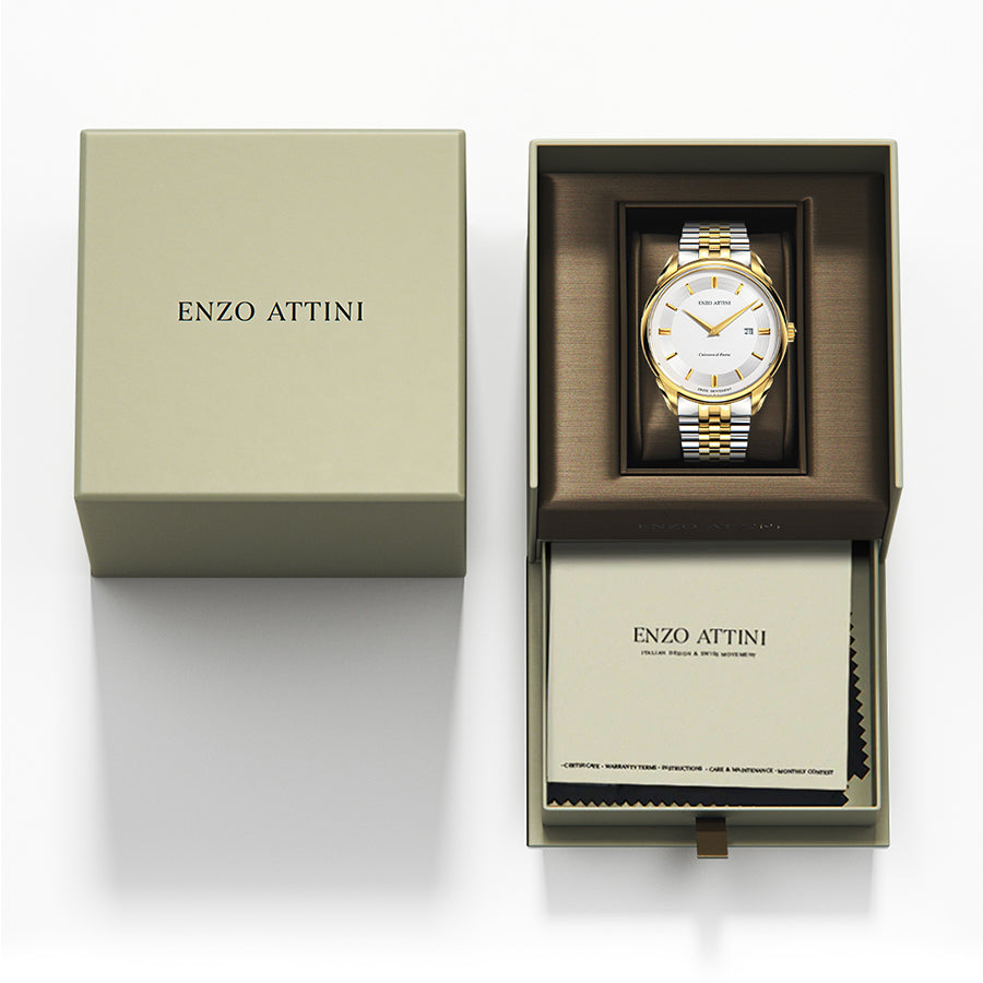 Colosseo di Roma - President Bracelet  / Swiss Movement