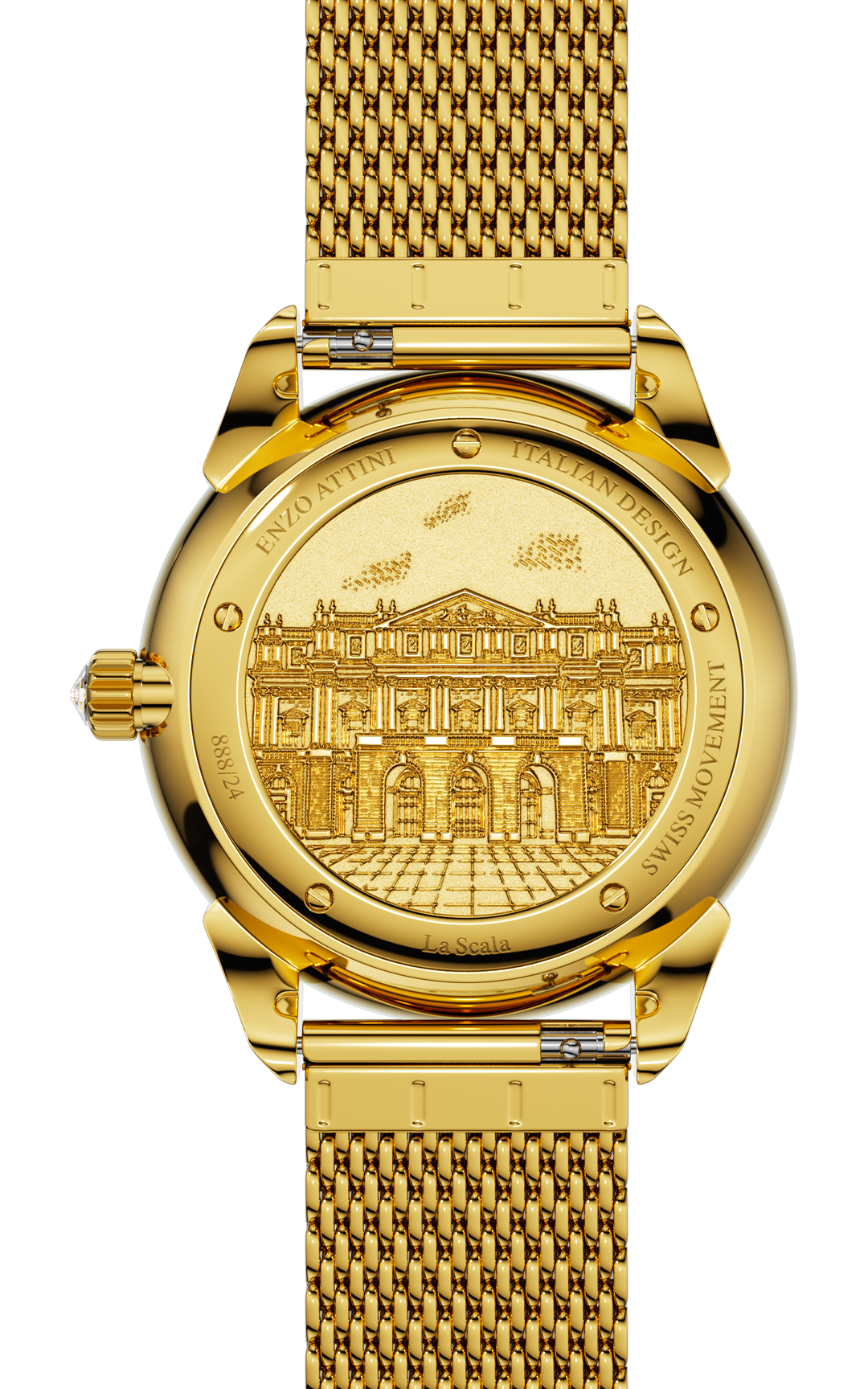 NEW La Scala - Mesh Strap / Swiss Movement.