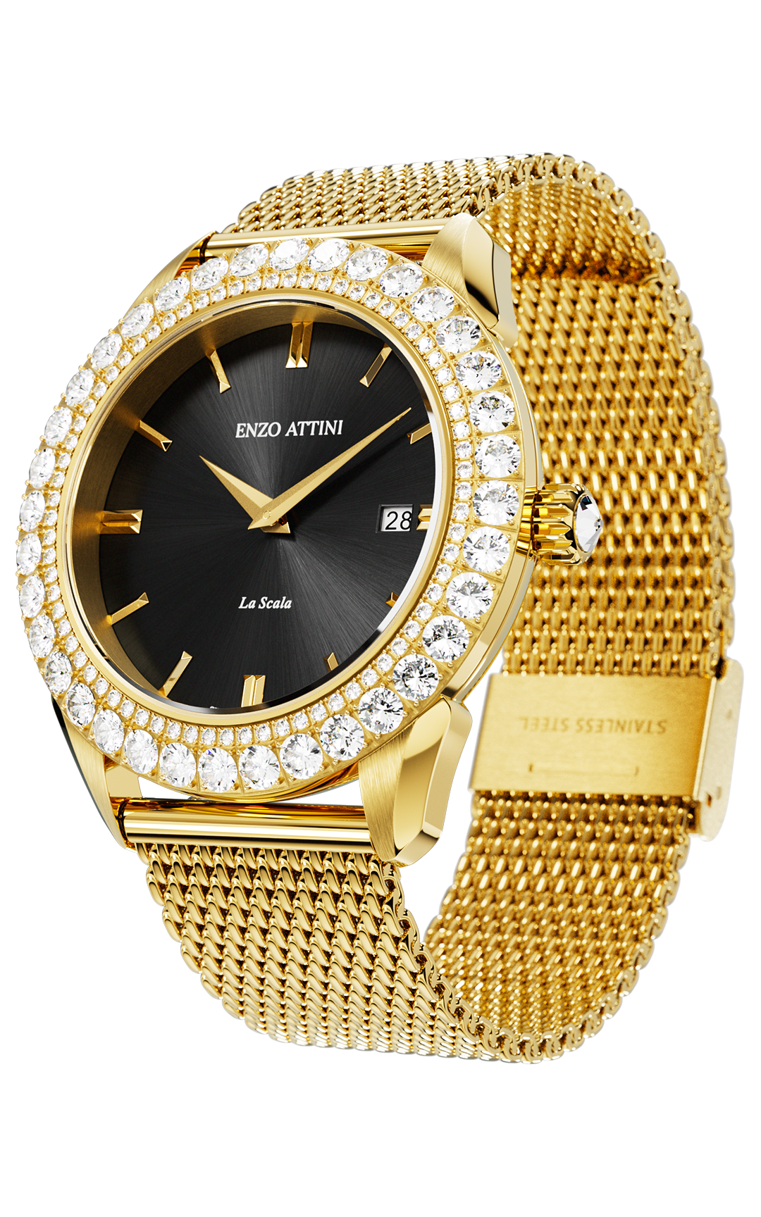 NEW La Scala - Mesh Strap / Swiss Movement.