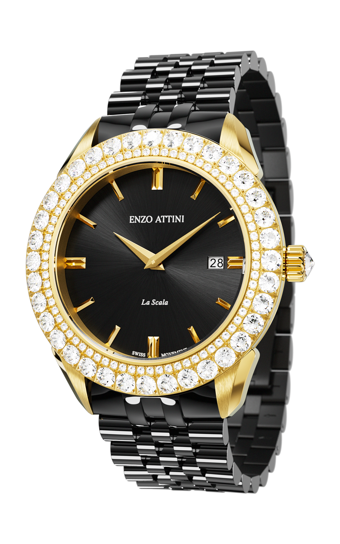 NEW La Scala - President Bracelet / Swiss Movement.