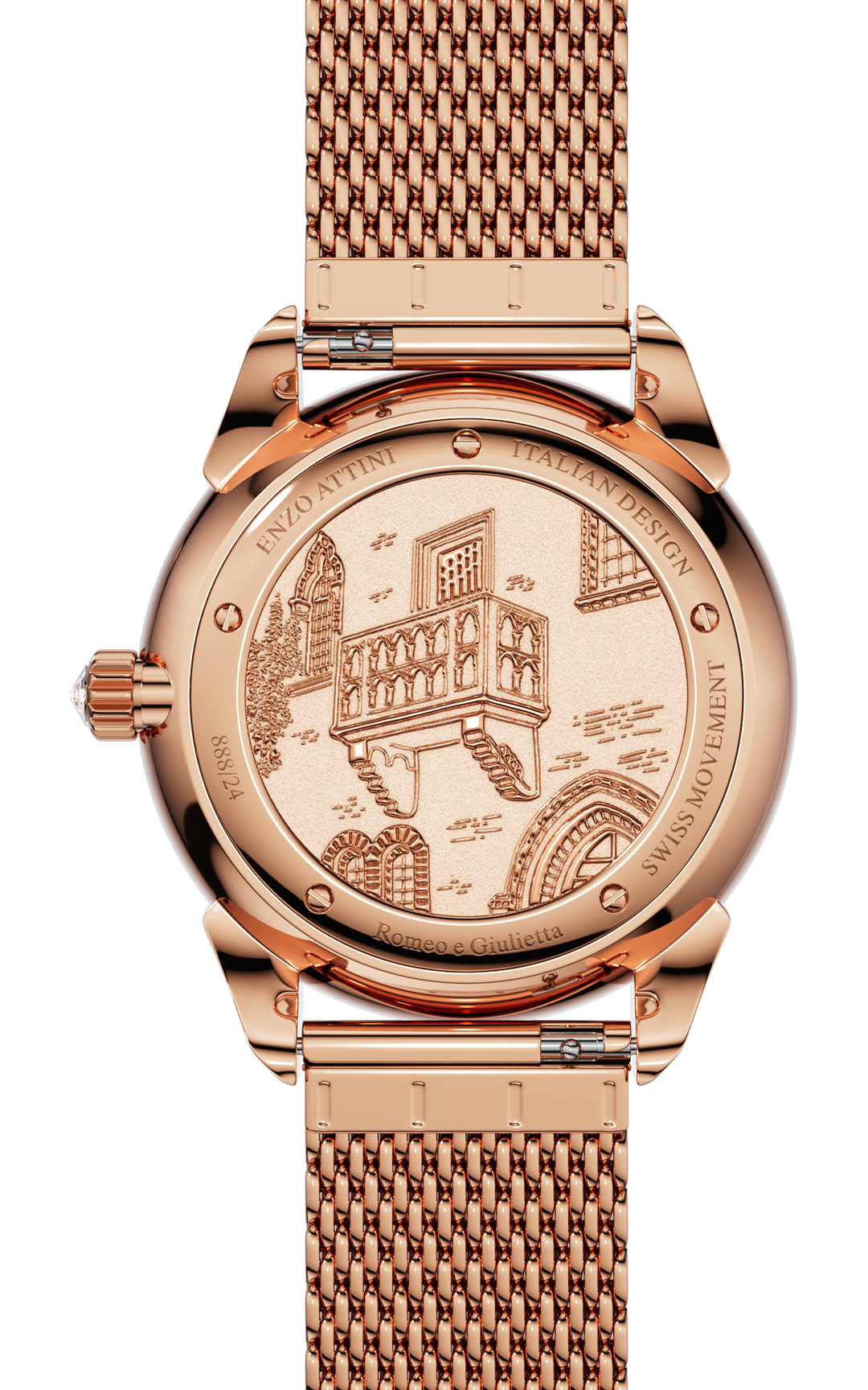 NEW Romeo e Giulietta - Mesh Strap / Swiss Movement.