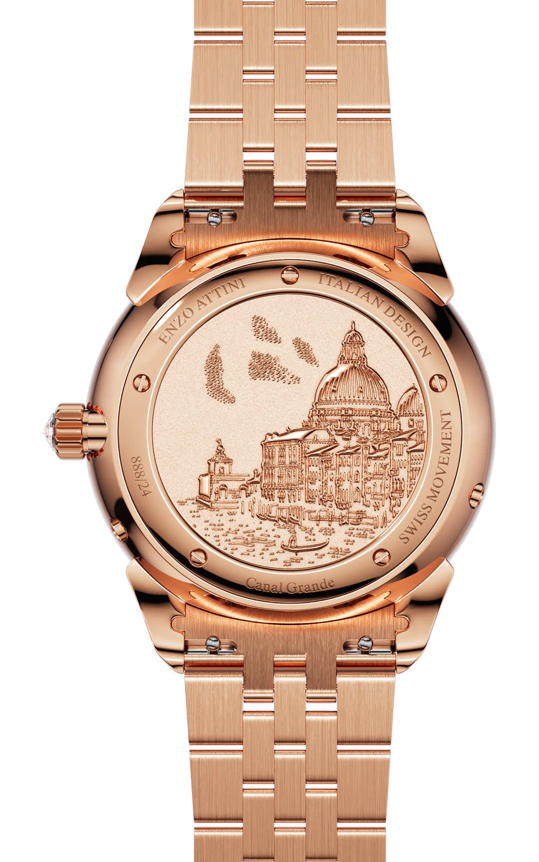 NEW Canal Grande Venezia - President Bracelet / Swiss Movement.