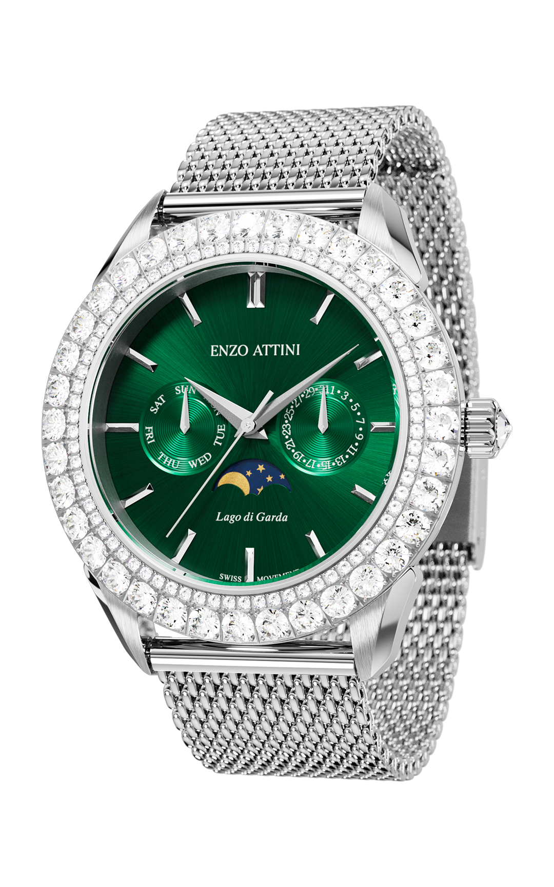 NEW Lago di Garda - Mesh Strap / Swiss Movement.