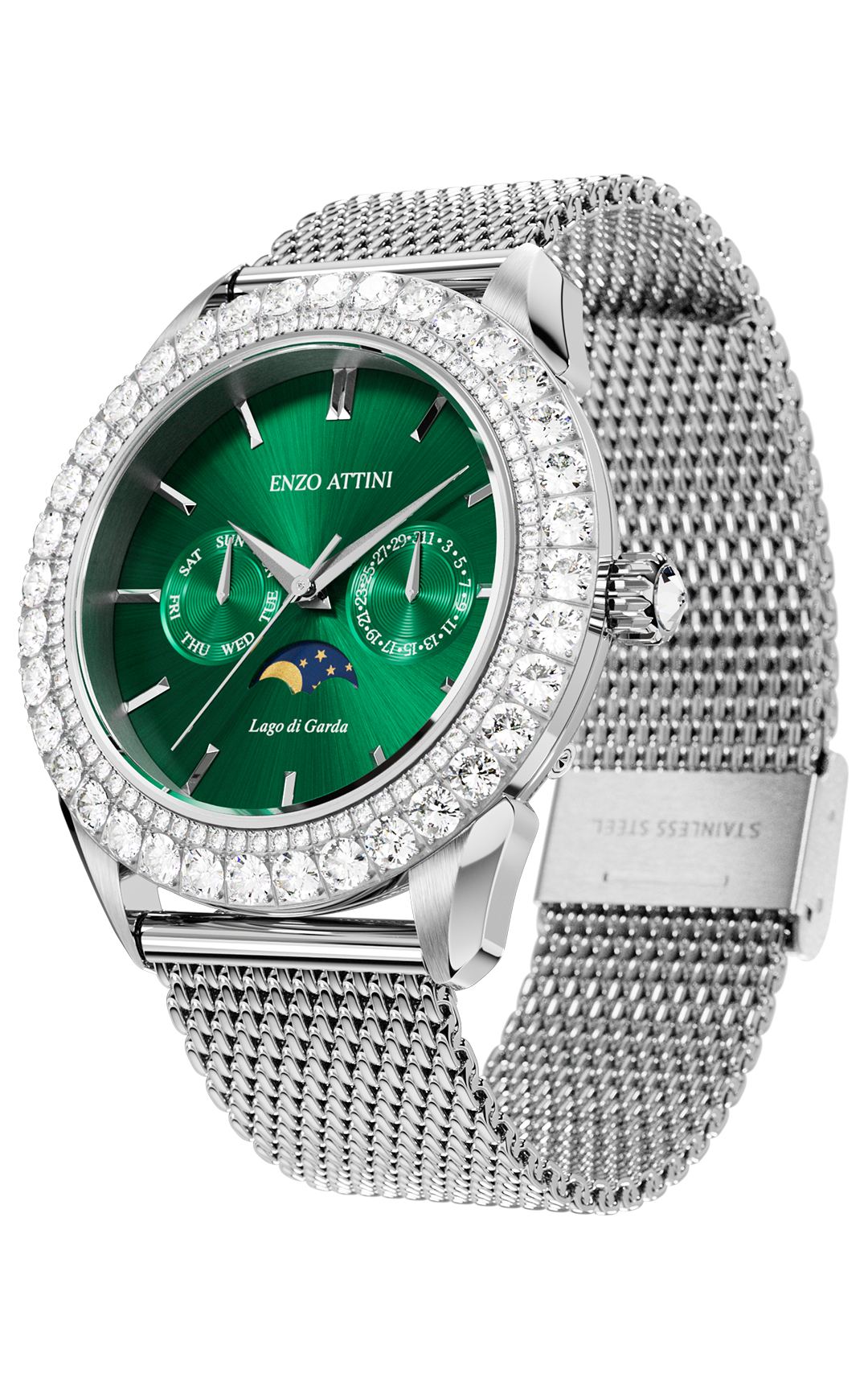 NEW Lago di Garda - Mesh Strap / Swiss Movement.