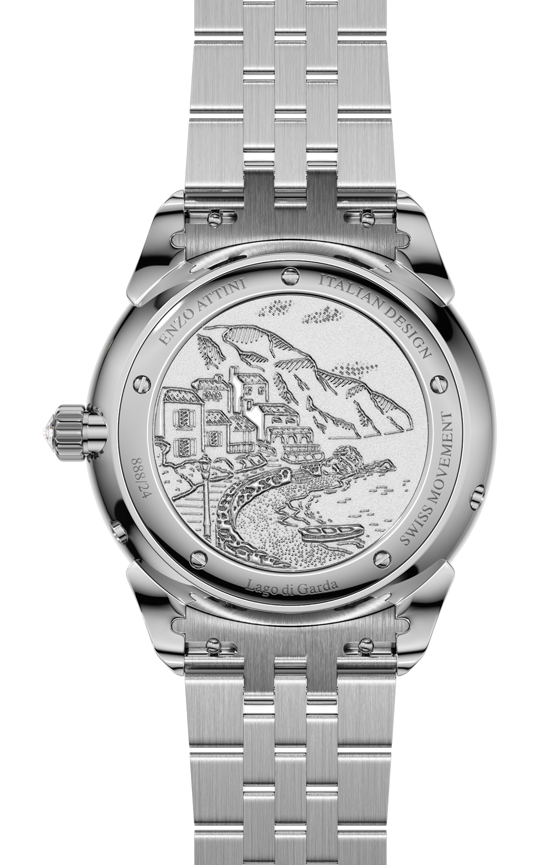 NEW Lago di Garda - President Bracelet / Swiss Movement.
