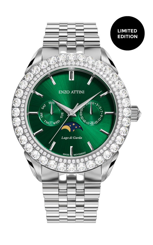 NEW Lago di Garda - President Bracelet / Swiss Movement.
