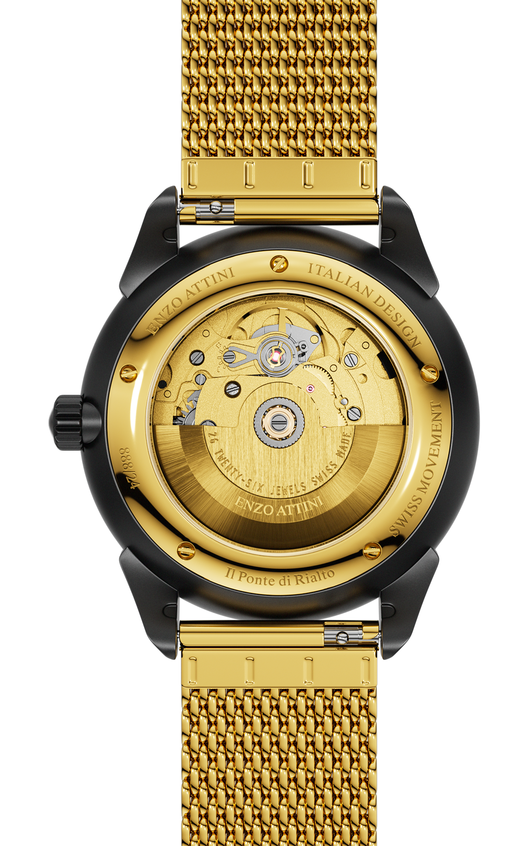 "il Ponte di Rialto" Automatic - Mesh Strap / Swiss Movement
