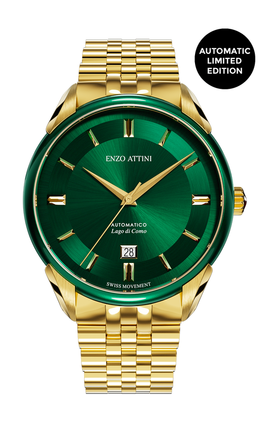 "Lago di Como" Automatic  - President Bracelet  / Swiss Movement
