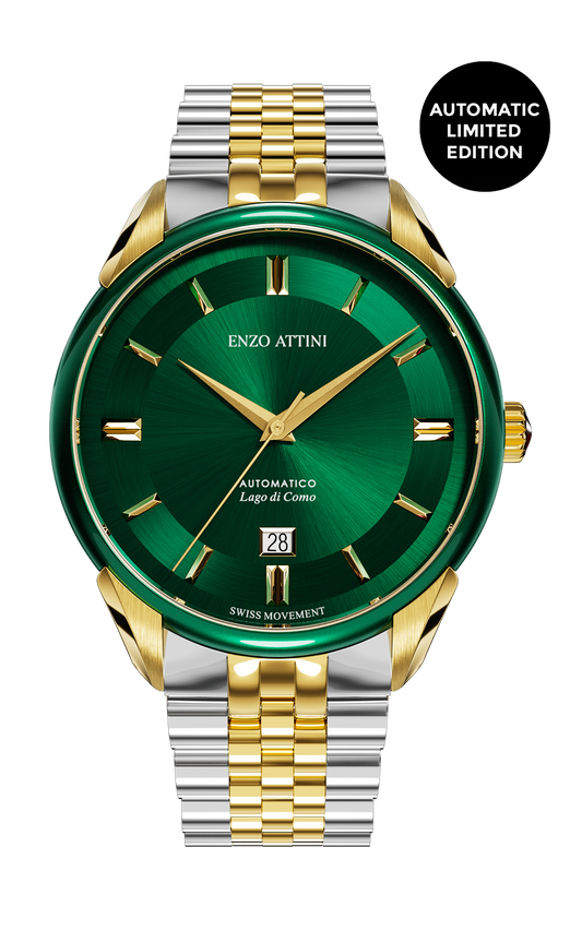 "Lago di Como" Automatic  - President Bracelet  / Swiss Movement