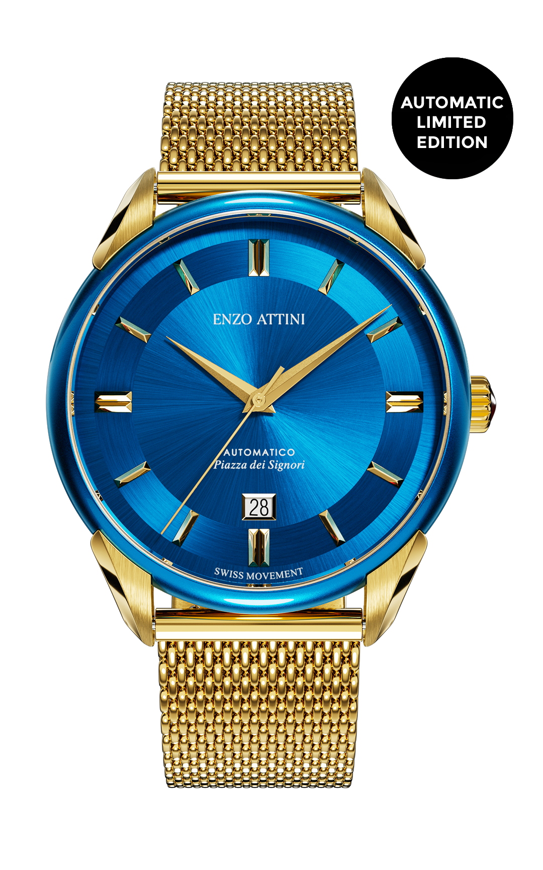 "Piazza dei Signori" Automatic - Mesh Strap / Swiss Movement