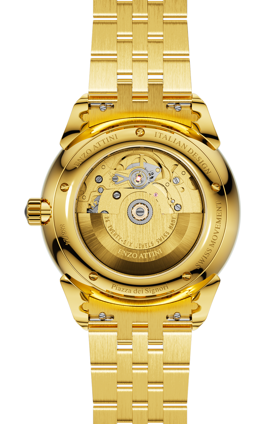 "Piazza dei Signori" Automatic - President Bracelet / Swiss Movement