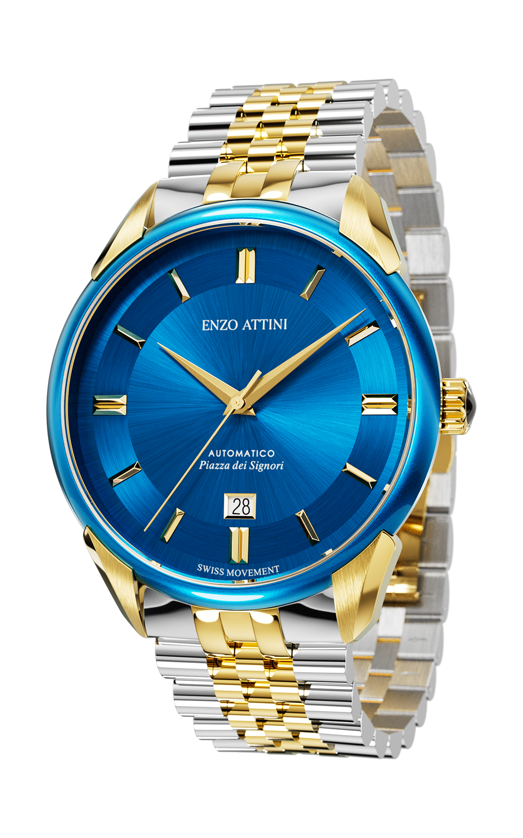 "Piazza dei Signori" Automatic - President Bracelet / Swiss Movement