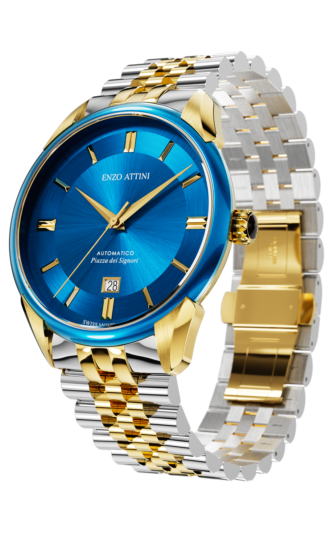 "Piazza dei Signori" Automatic - President Bracelet / Swiss Movement