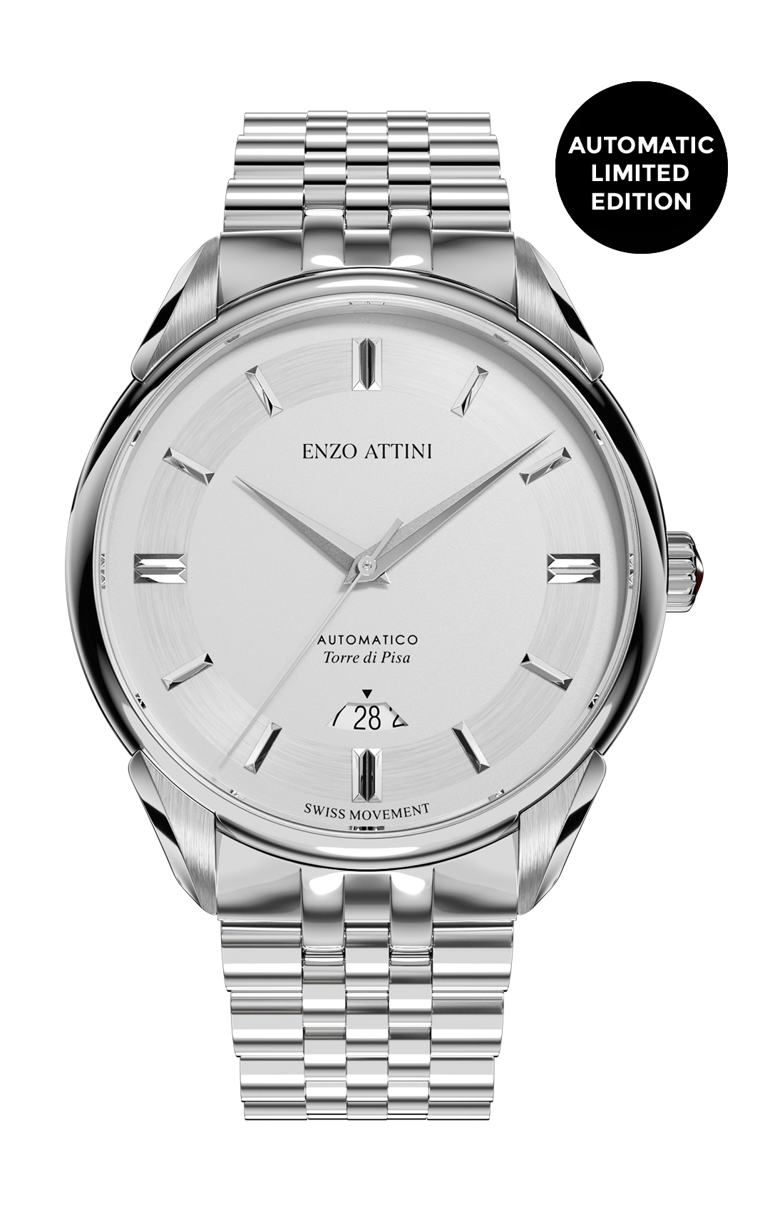 Torre di Pisa Automatic - President Bracelet / Swiss Movement