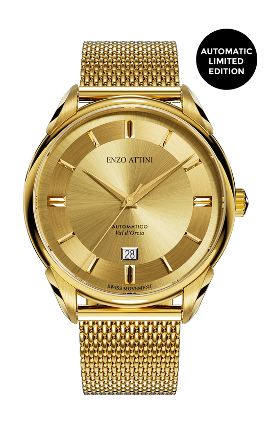 "Val d'Orcia "Automatic - Mesh Strap  / Swiss Movement
