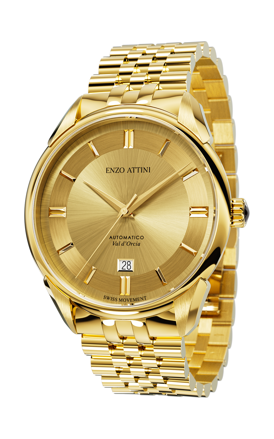 Val d'Orcia Automatic - President Bracelet  / Swiss Movement