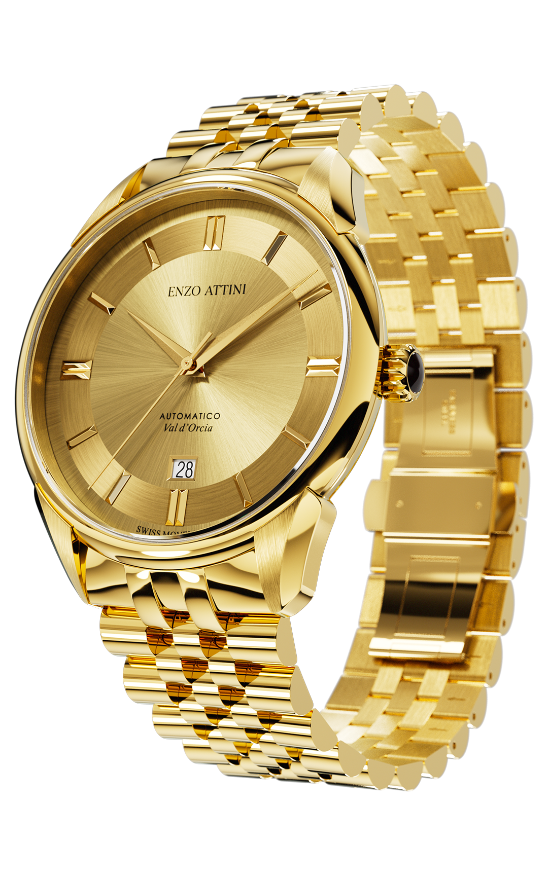 Val d'Orcia Automatic - President Bracelet  / Swiss Movement