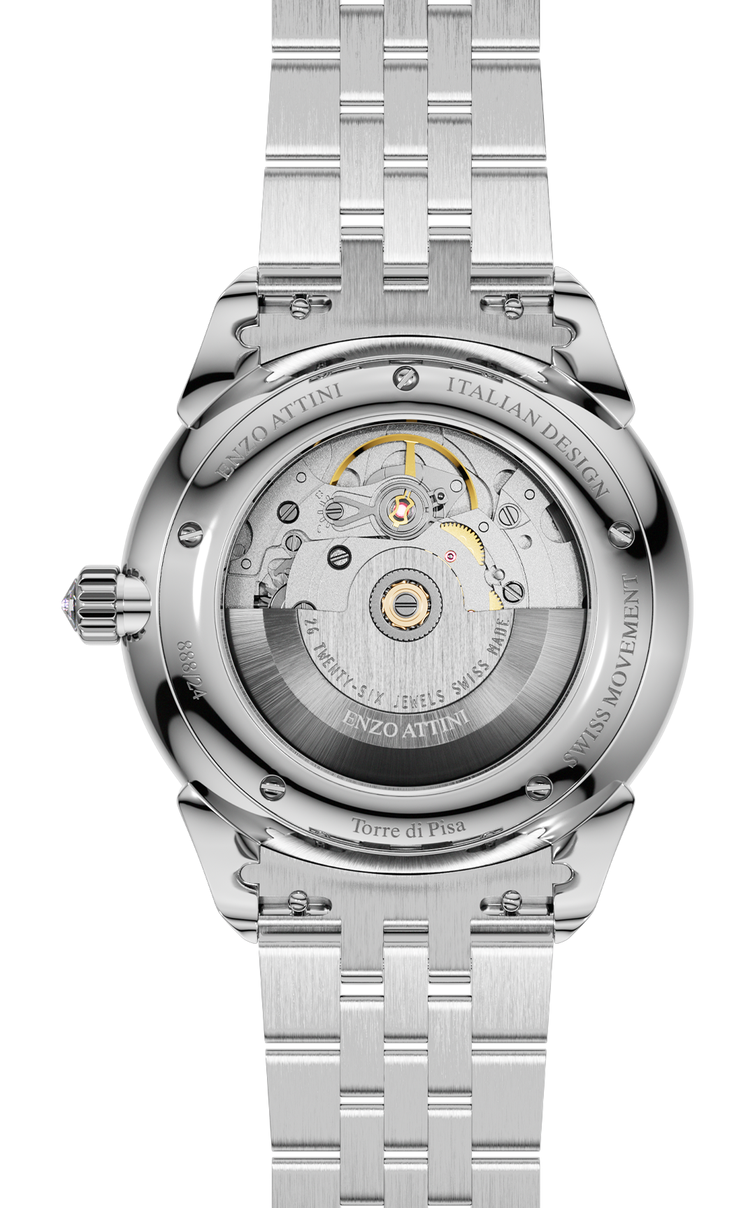 "Torre di Pisa" Automatic - President Bracelet / Swiss Movement.