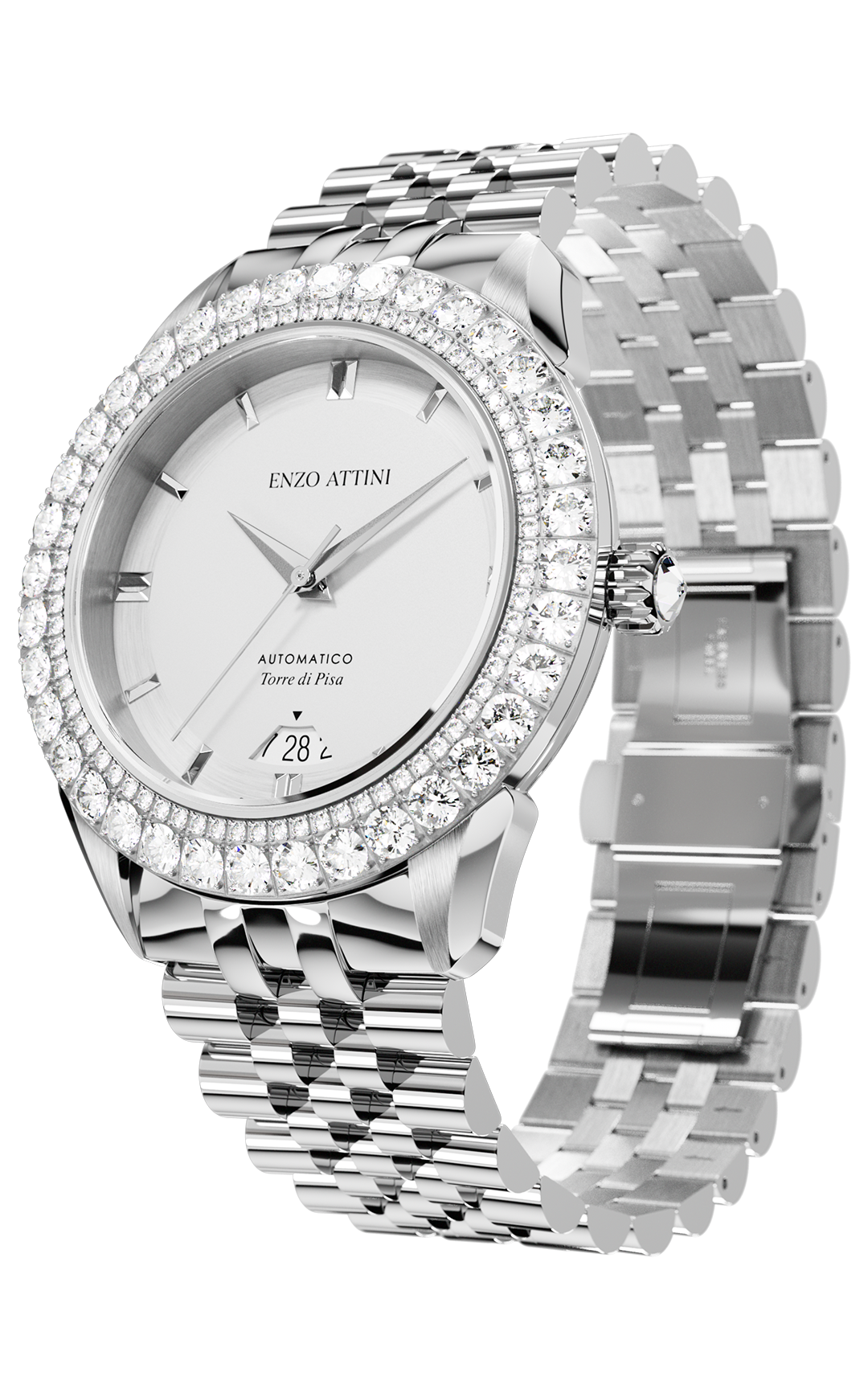 "Torre di Pisa" Automatic - President Bracelet / Swiss Movement.