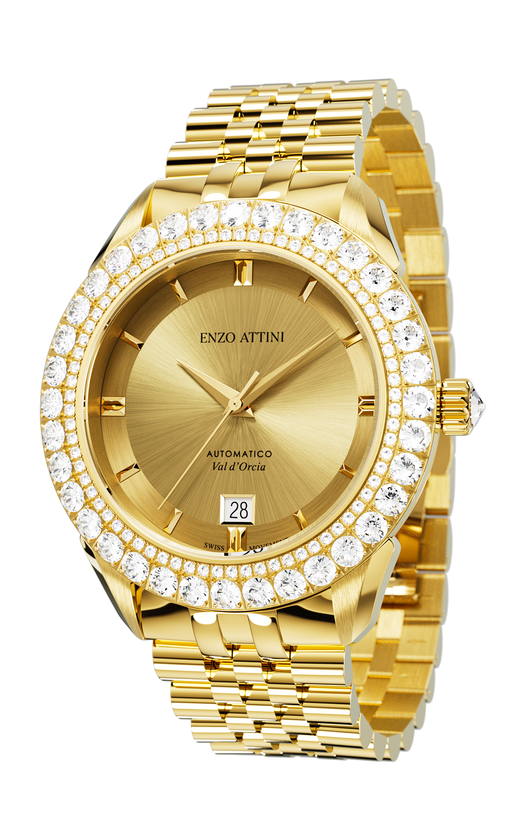 "Val d'Orcia "Automatic - President Bracelet  / Swiss Movement