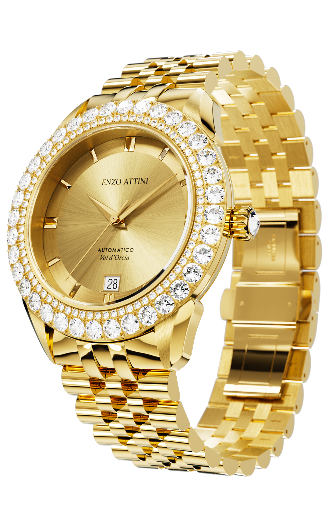 "Val d'Orcia "Automatic - President Bracelet  / Swiss Movement