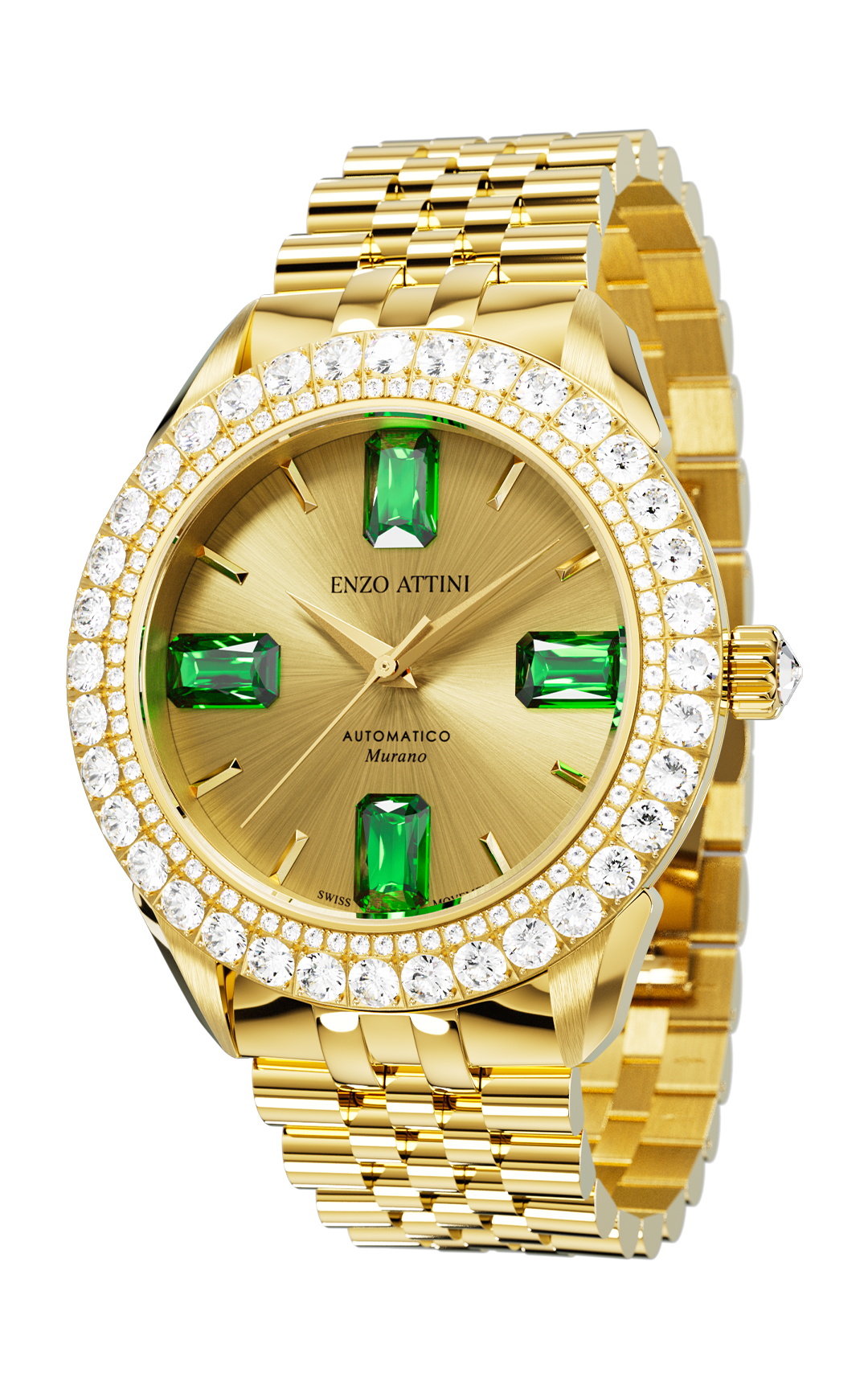 "Murano" Automatic - President Bracelet / Swiss Movement