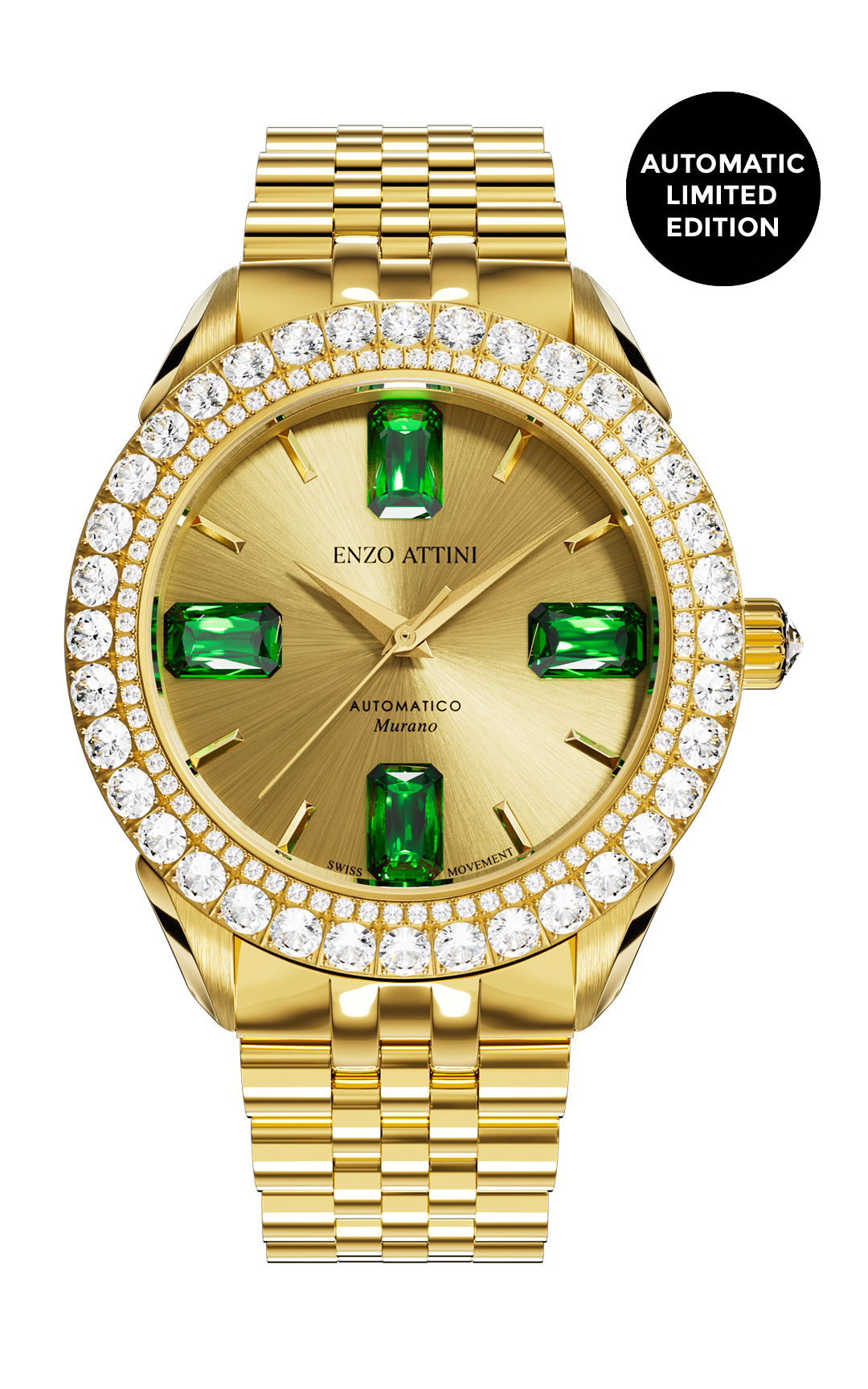 "Murano" Automatic - President Bracelet / Swiss Movement