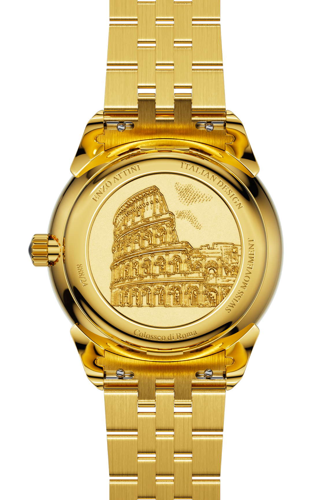 "Colosseo di Roma" Automatic  - President Bracelet  / Swiss Movement