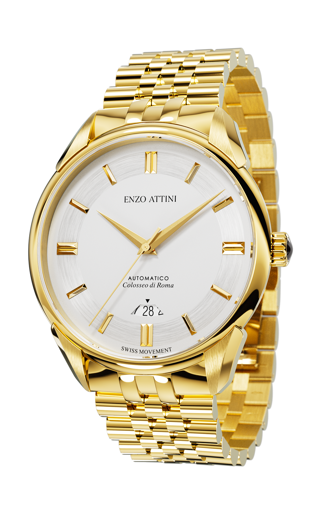 "Colosseo di Roma" Automatic  - President Bracelet  / Swiss Movement