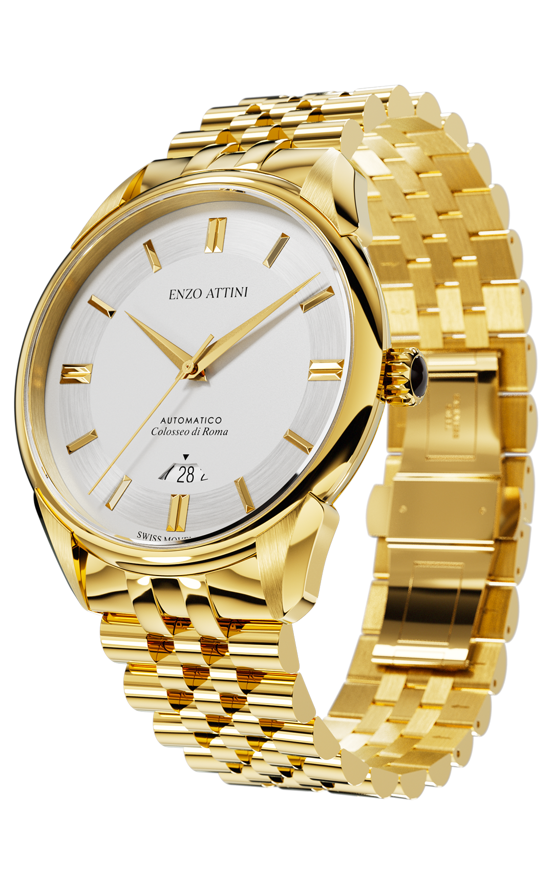 "Colosseo di Roma" Automatic  - President Bracelet  / Swiss Movement