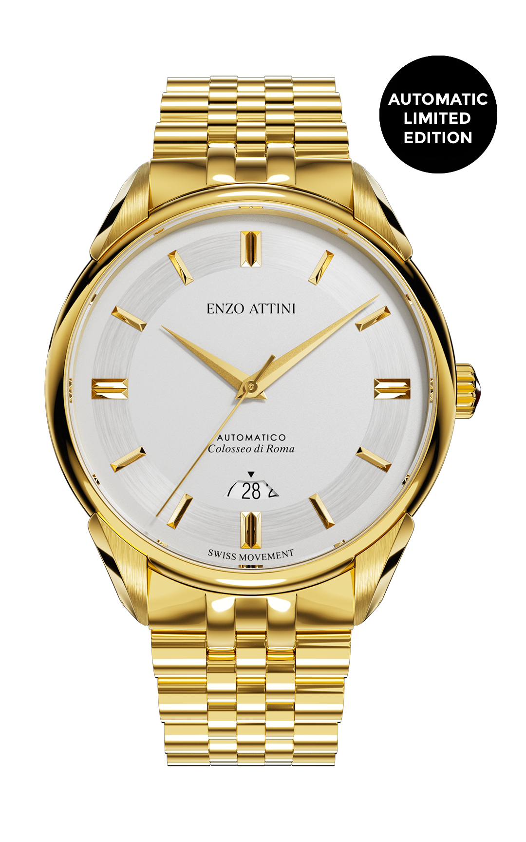 "Colosseo di Roma" Automatic  - President Bracelet  / Swiss Movement