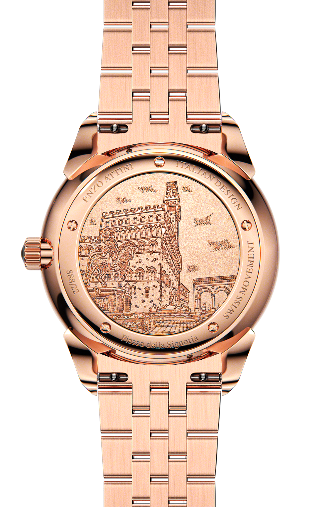 Piazza della Signoria - President Bracelet / Swiss Movement.