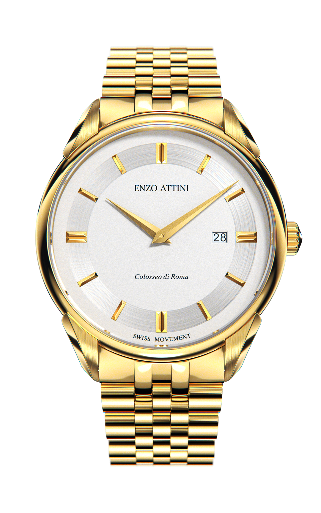 Colosseo di Roma - President Bracelet / Swiss Movement.