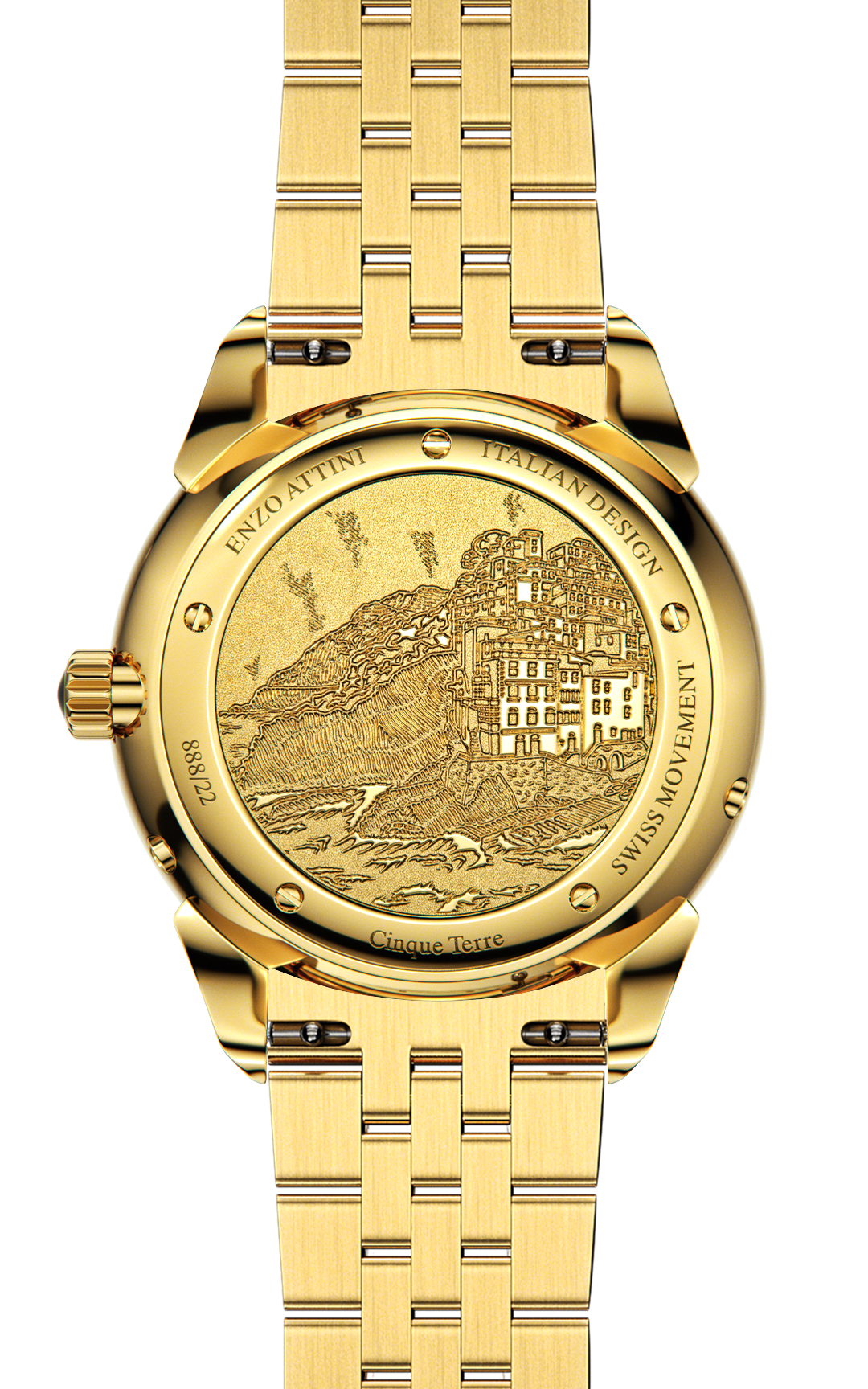 Cinque Terre - President Bracelet / Swiss Movement.