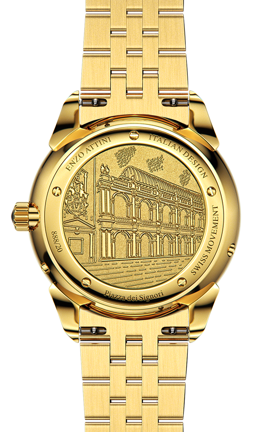 Piazza dei Signori - President Bracelet / Swiss Movement.