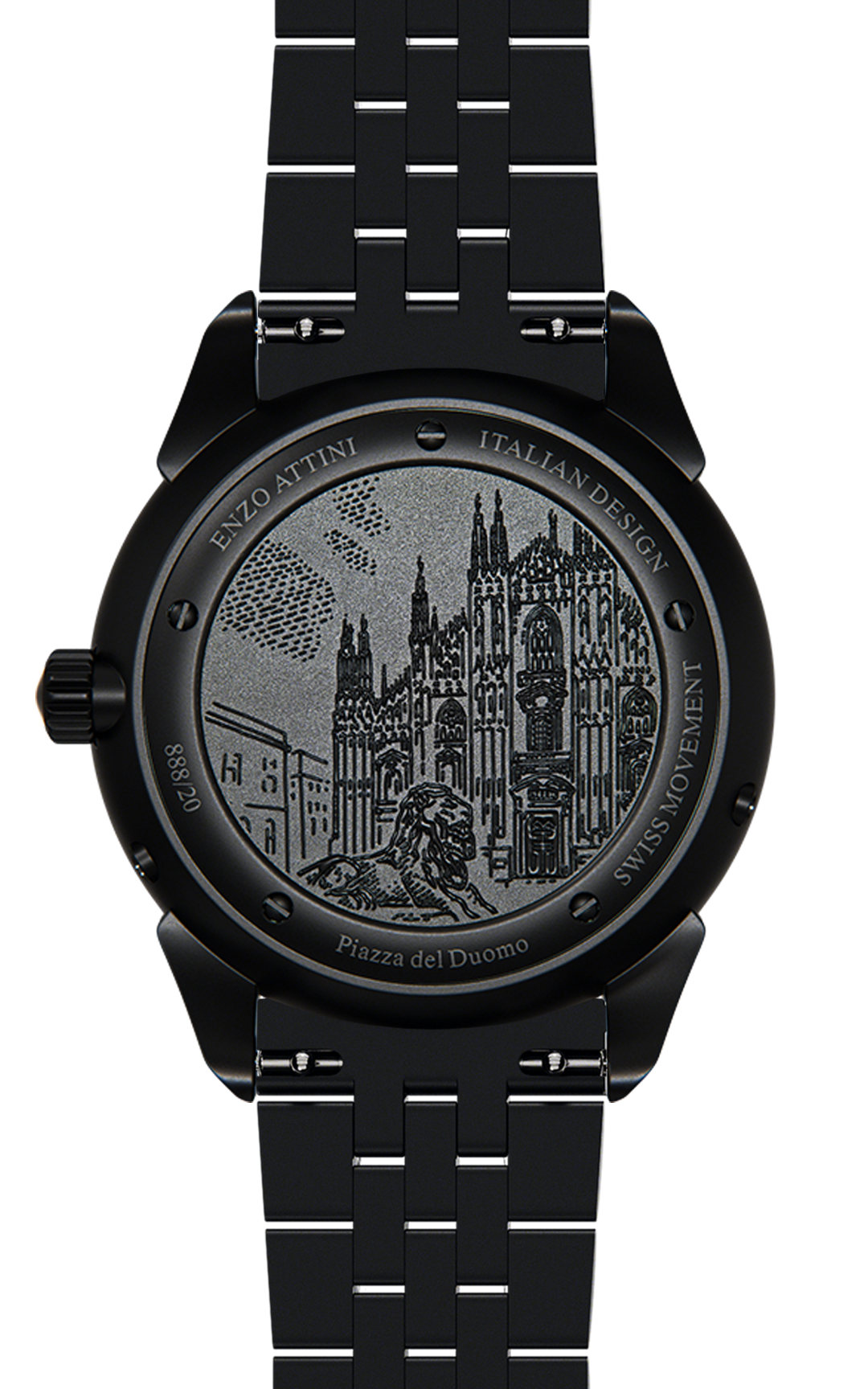 Piazza del Duomo, Milano - President Bracelet / Swiss Movement.