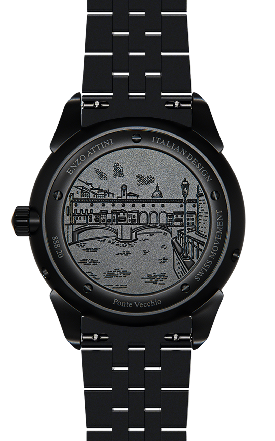 Ponte Vecchio, Firenze  - President Bracelet / Swiss Movement