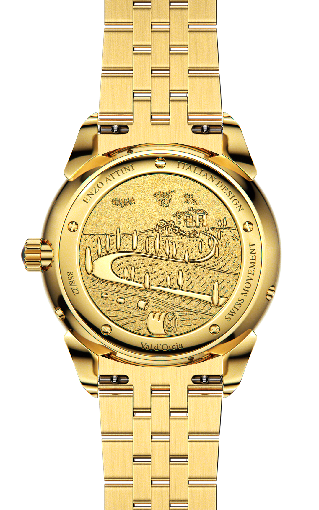 New Val d'Orcia - President Bracelet / Swiss Movement