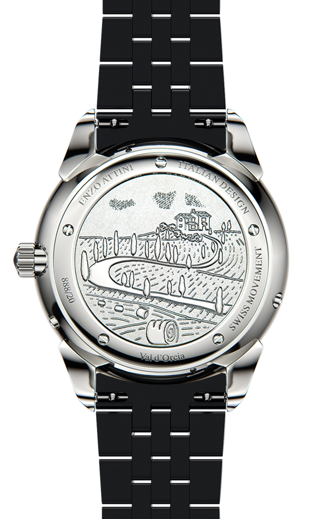 Val d'Orcia - President Bracelet  / Swiss Movement