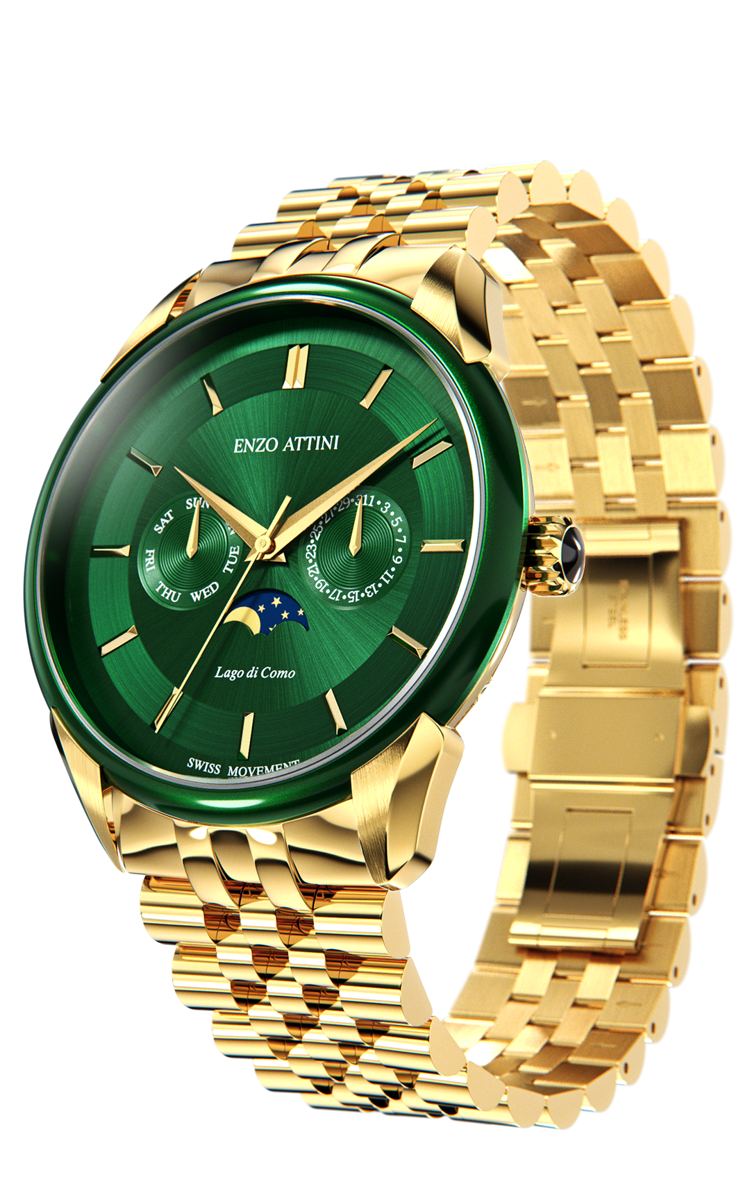 Lago di Como - President Bracelet / Swiss Movement.